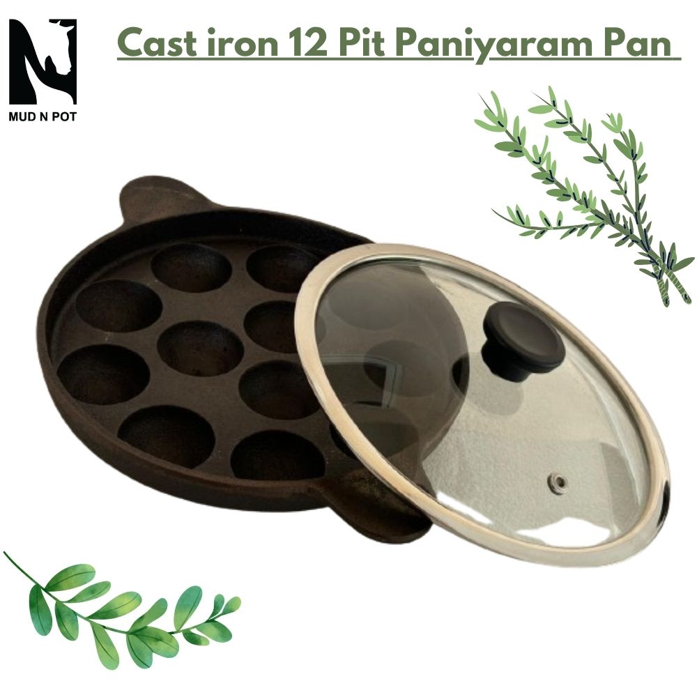 Cast iron12 Pit Paniyaram Pan.jpg